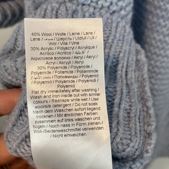 PART Two • Tocca wool knit sweater in trade winds - Picture 11 of 11